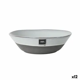 Deep Plate La Mediterránea Black clay