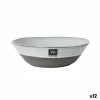 Deep Plate La Mediterránea Black clay