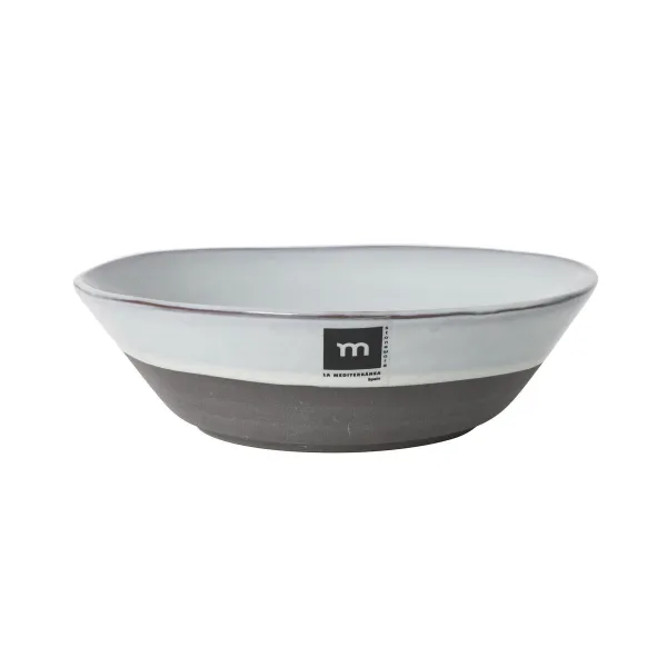 Deep Plate La Mediterránea Black clay