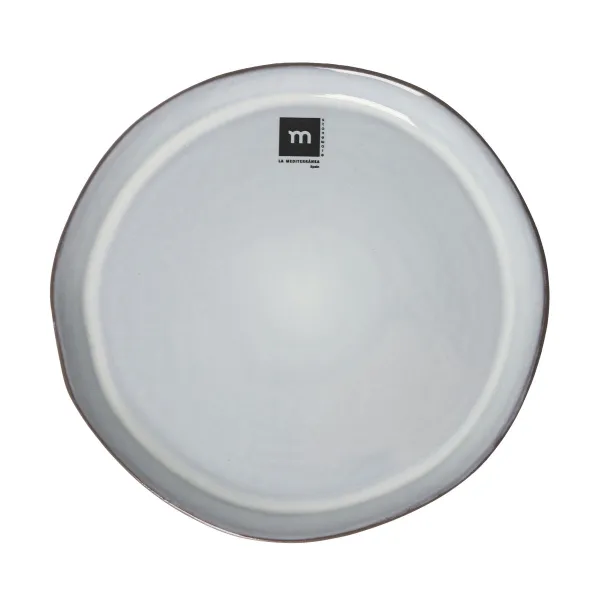 Flat Plate La Mediterránea Black clay