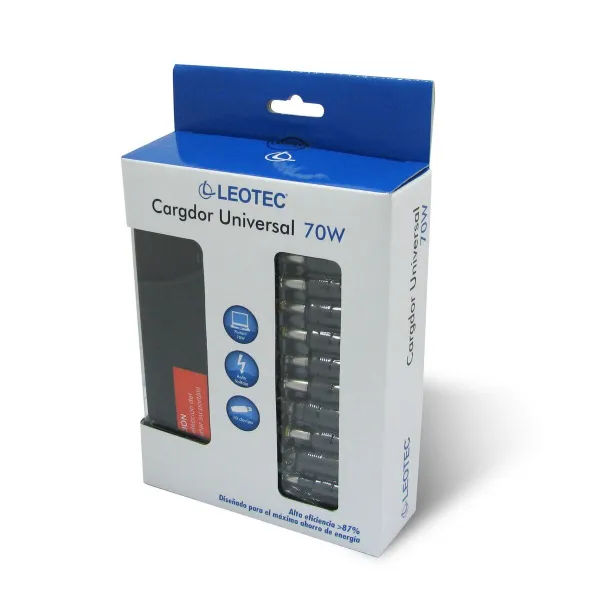 Nešiojamojo kompiuterio įkroviklis LEOTEC LENCSHOME10 70 W