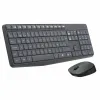 Klaviatūra un Bezvadu Pele Logitech 920-007919 Melns Pelēks Spāņu Qwerty