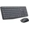Klaviatūra un Bezvadu Pele Logitech 920-007919 Melns Pelēks Spāņu Qwerty