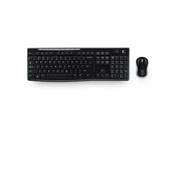 Klaviatūra ir optinė pelė Logitech MK270 Juoda Ispaniška Qwerty QWERTY