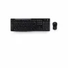 Klaviatūra ir optinė pelė Logitech MK270 Juoda Ispaniška Qwerty QWERTY