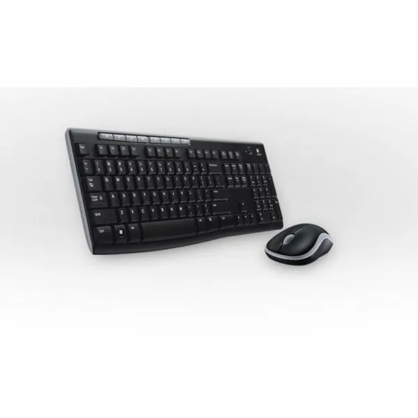 Klaviatūra ir optinė pelė Logitech MK270 Juoda Ispaniška Qwerty QWERTY