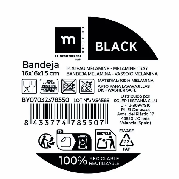 Padėklas La Mediterránea (24 vnt.)