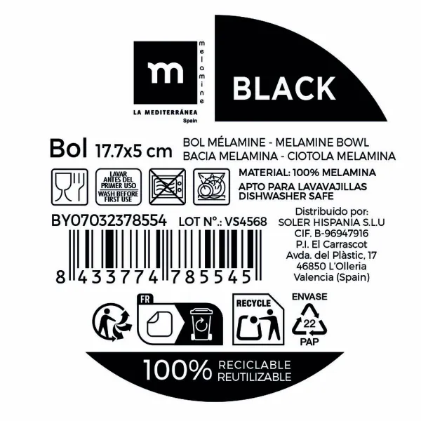 Padėklas La Mediterránea (12 vnt.)