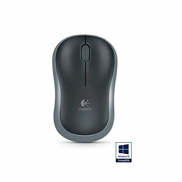Bezvadu Pele Logitech LGT-M185G Melns Pelēks 1000 dpi