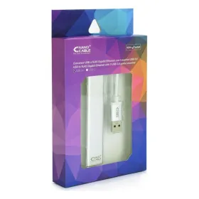 USB 3.0 - Gigabit Ethernet muunnin NANOCABLE 10.03.0403 Hopeinen