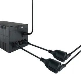 C14 to Schuko Power Cord NANOCABLE 10.22.0901
