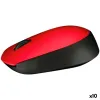Wireless Mouse Logitech Red 1000 dpi (10 Units)