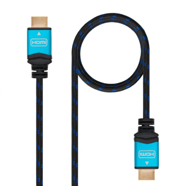 HDMI kabelis TooQ 10.15.37 V2.0 Juoda Mėlyna