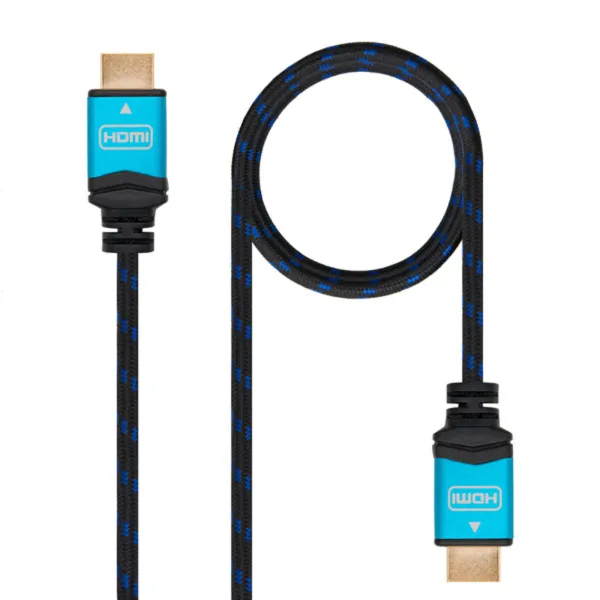 HDMI kabelis TooQ 10.15.37 V2.0 Juoda Mėlyna