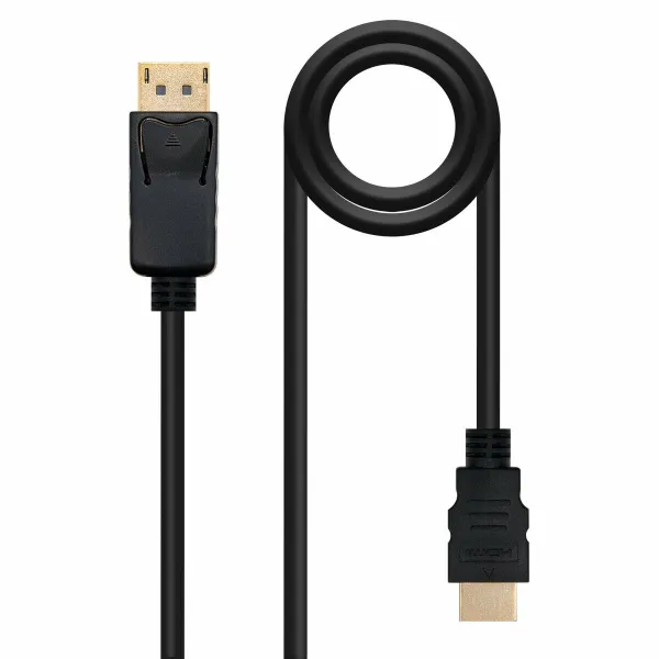 Display Porta uz HDMI Adapteris NANOCABLE 10.15.4305 Melns 5 m