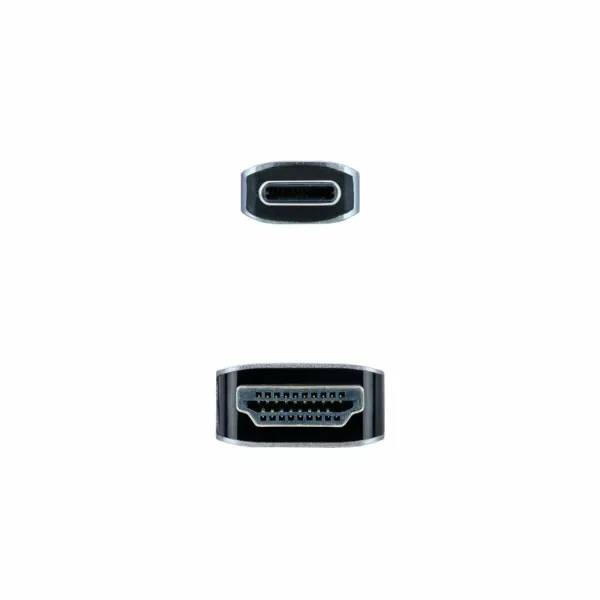 USB-C - HDMI Kaabel NANOCABLE 10.15.5102 1,8 m Must