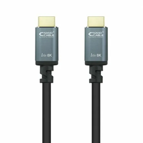 HDMI Kabelis NANOCABLE 10.15.8010 10 m Melns