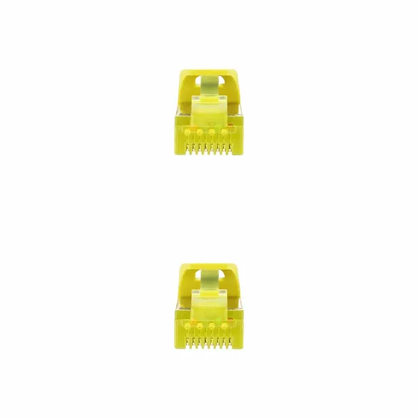Патчкорд кат. 6a SFTP NANOCABLE 10.20.1900-Y Жёлтый Серый 10 m