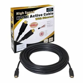 Кабель HDMI с Ethernet NANOCABLE 10.15.1820 20 m v1.4 Чёрный 20 m