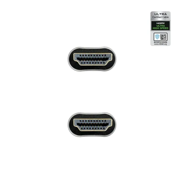 HDMI Kabelis NANOCABLE 10.15.8102 Melns 2 m