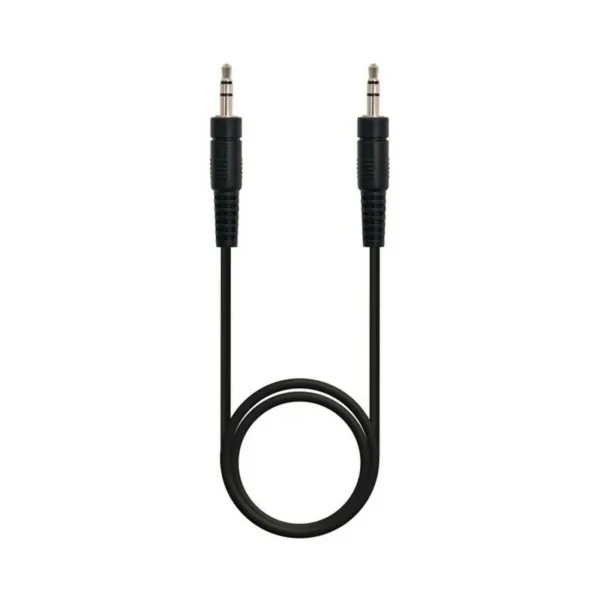 HDMI - SVGA su garsu adapteris NANOCABLE 10.16.2001-BK Juoda (10 cm + 1 m)