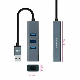 USB - Ethernet-adapteri NANOCABLE ANEAHE0818
