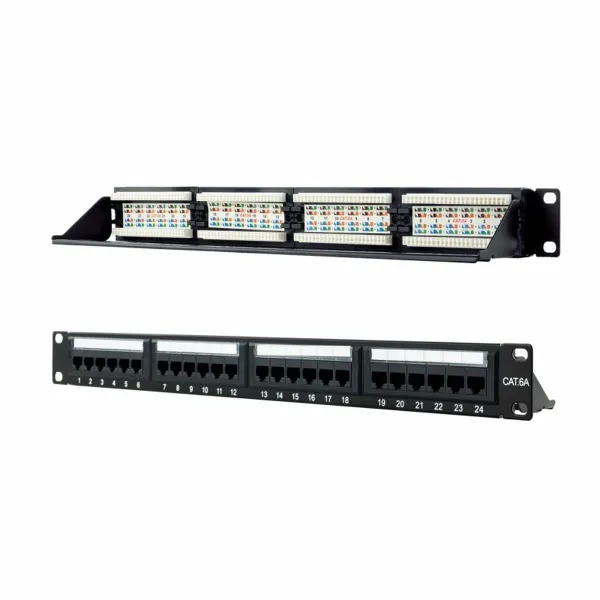 Lülitikapp NANOCABLE CAT.6A UTP 19"1U Dual