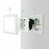 Sieninis lizdas su 2 USB prievadais TooQ 10.35.0010 5V/2.4A Balta 2,4 A