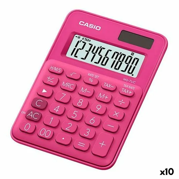 Kalkulaator Casio Punane (10 Ühikut)