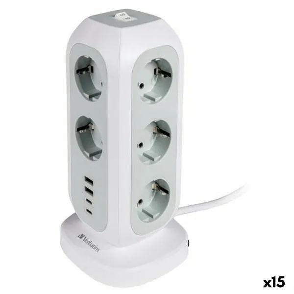 Circuit board Verbatim White (2 m) (15 Units)