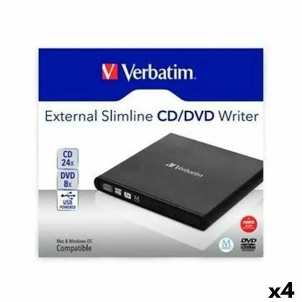 CD/DVD-lukija Verbatim SLIMLINE (4 osaa)