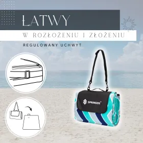 Beach picnic blanket Springos PM007 220x180cm