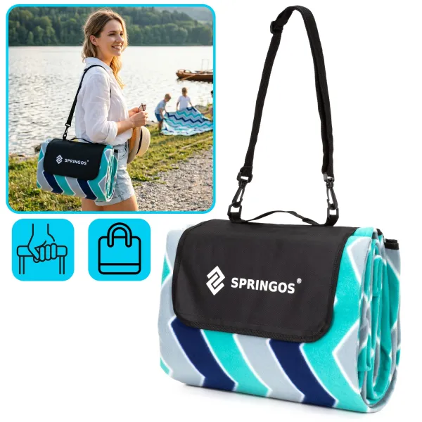 Beach picnic blanket Springos PM007 220x180cm