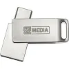 USB stick MyMedia HIGH SPEED DUAL Silver 128 GB (10 Units)