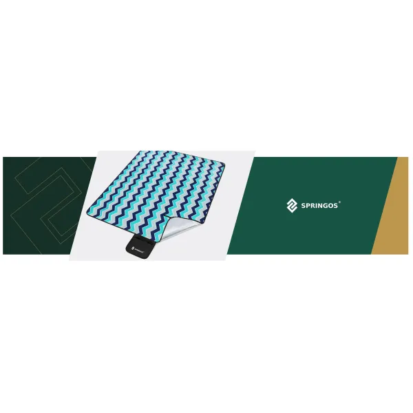 Одеяло для пляжного пикника Springos PM007 220х180см
