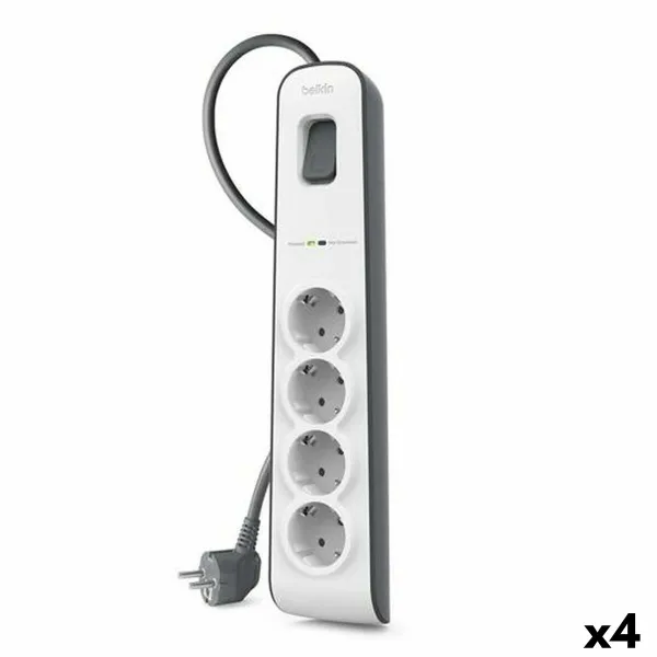 4-socket plugboard with power switch Belkin (2 m)