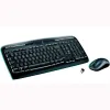 Keyboard and Mouse Logitech MK330 Black Spanish Qwerty (4 Units)
