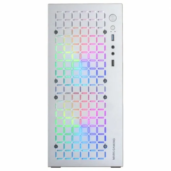 ATX pusiau bokšto tipo korpusas Mars Gaming MCCOREW Balta Juoda