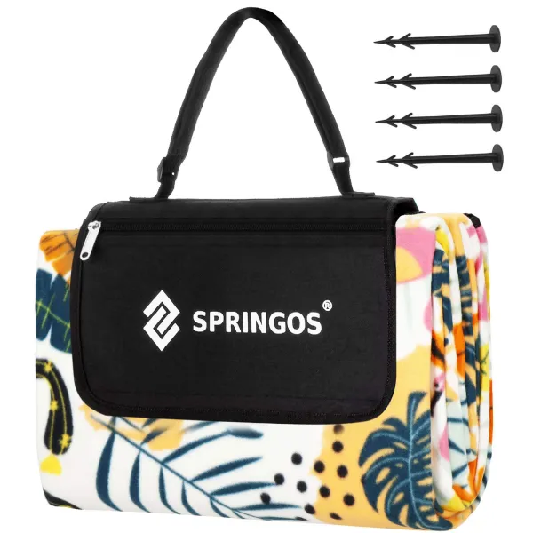 Пикниковый плед Springos PM042 150x200 см туристический коврик мультиколор