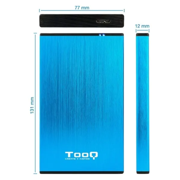Kietojo disko dėklas TooQ TQE-2527 2,5" USB 3.0