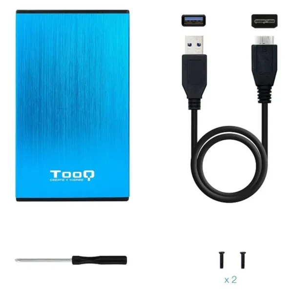 Kietojo disko dėklas TooQ TQE-2527 2,5" USB 3.0
