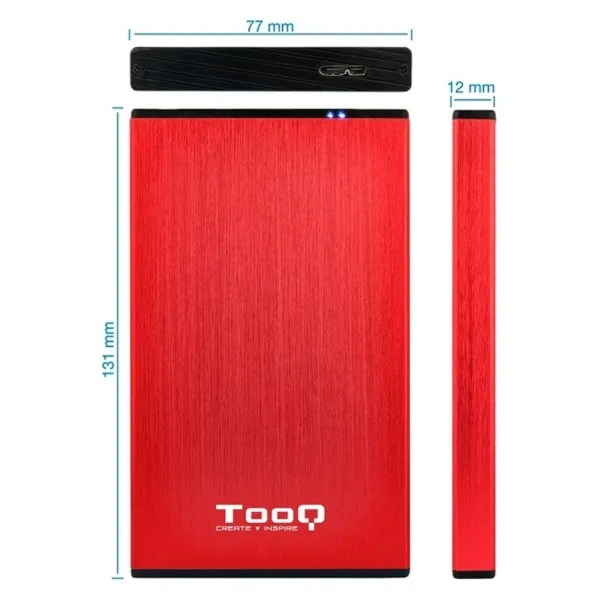 Kietojo disko dėklas TooQ TQE-2527 2,5" USB 3.0