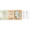 Flat Plate Bidasoa Kai Hydrozero White Ceramic Ø 27 cm (6 Units)