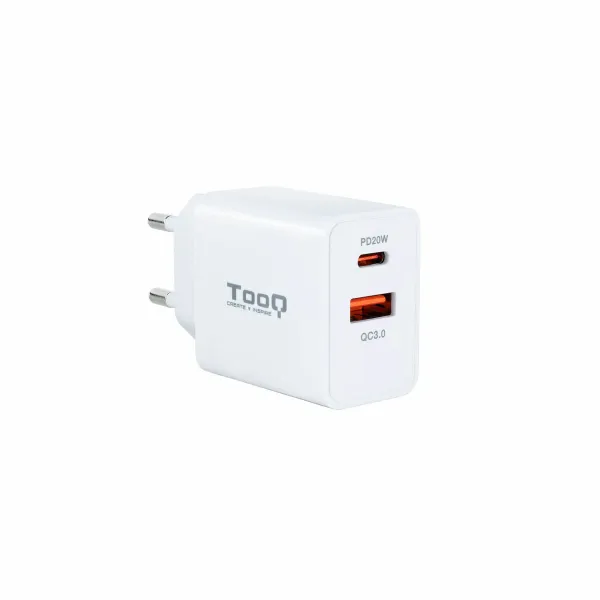 Сетевое зарядное устройство TooQ TQWC-2SC04WT Белый 20 W