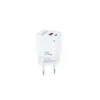 Sieninis įkroviklis TooQ TQWC-QCPD20WT USB-C USB-A