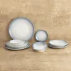 Snack Bowl Bidasoa Lea Hydrozero White Ceramic (6 Units)