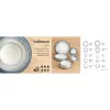Snack Bowl Bidasoa Lea Hydrozero White Ceramic (6 Units)