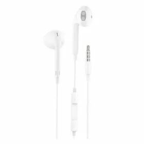 Kuulokkeet mikrofonilla Tech One Tech TEC1001 Valkoinen