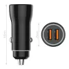 Autolaturi Tech One Tech TEC2802 Double USB-C Micro USB