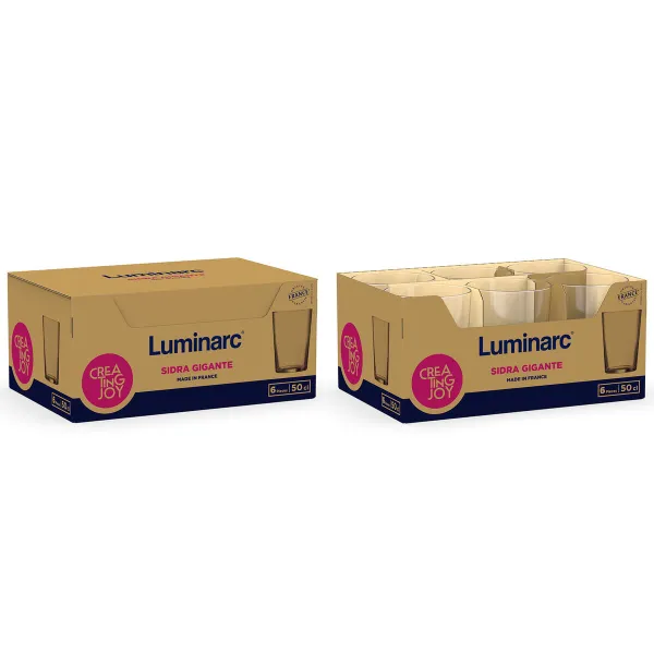 Stikls Luminarc Sidra 500 ml Sidrs (6 gb.)